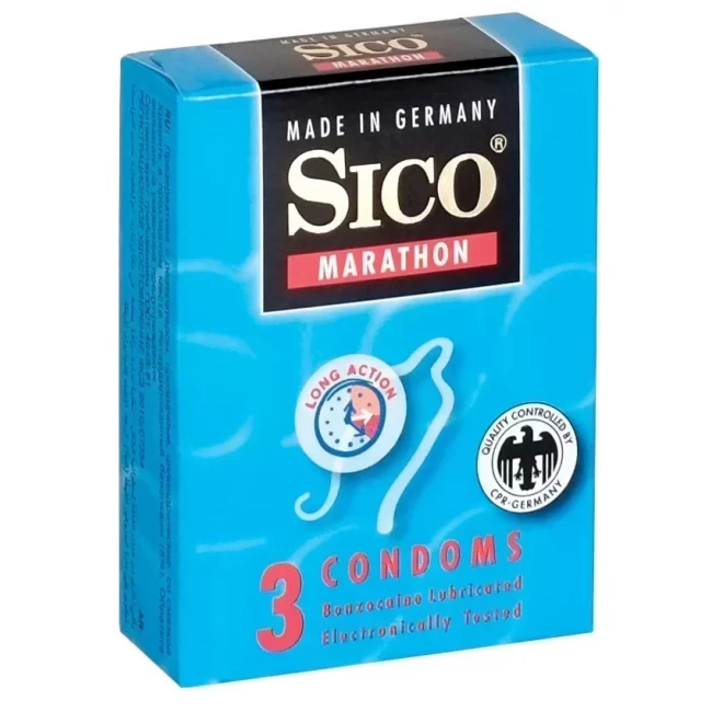 Prezerwatywy przedłużające stosunek Sico Marathon 3 st.