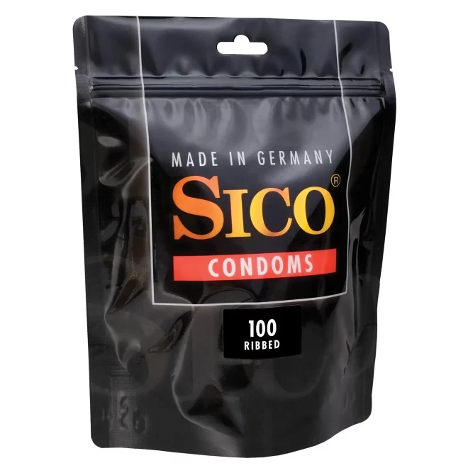 Prezerwatywy prążkowane SICO 100szt.