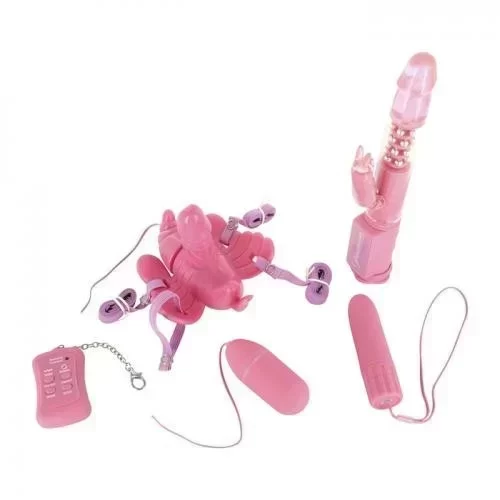 Zestaw bezprzewodowych zabawek erotycznych Remote Control Waterproof Vibe Set