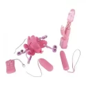 Zestaw bezprzewodowych zabawek erotycznych Remote Control Waterproof Vibe Set
