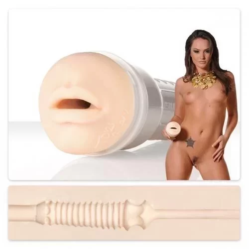 Masturbator w kształcie ust Fleshlight Tori Black Swallow