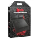 Wet works waterproof play sheet king flat - black