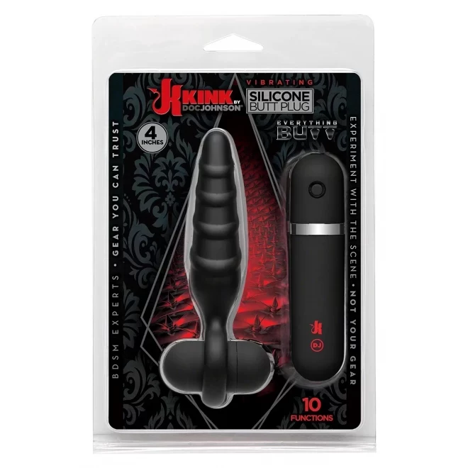Wibrująca zatyczka analna 10 cm ( 2 kolory)