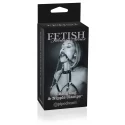 Uprząż Fetish Fantasy O-Ring Gag and Nipple Clamps