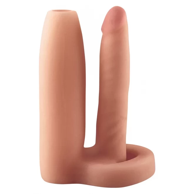 Podwójna nakładka na penisa Double Trouble Girth Gainer