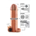 przedłużka na penisa z wibracjami Vibrating Real Feel 2 Extension (2 kolory)