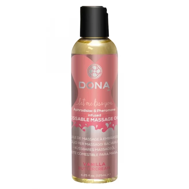 Waniliowy, jadalny olejek do masażu Dona Massage Oil Vanilla 110 ml