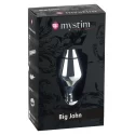 Metalowy korek analny Mystim Big John Buttplug XL