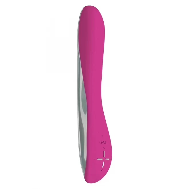 Ovo e4 vibrator fuchsia silver