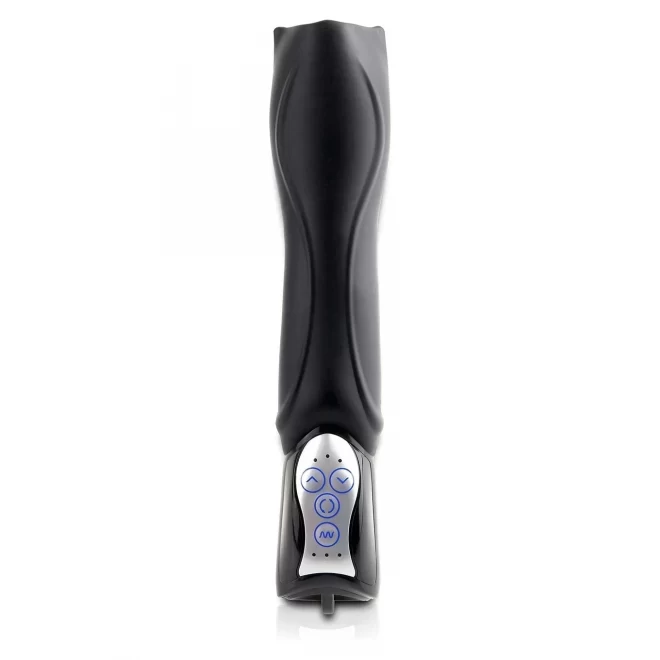 Silikonowy masturbator z wibracjami Pdx Roto