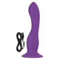 Dildo do Strap-On Rechargeable Wireless Curve (3 kolory)