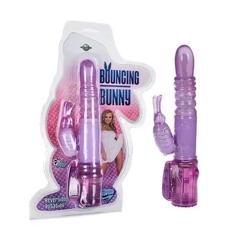 Wodoodporny podwójny wibrator Bouncing Bunny