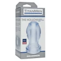 Titanmen the hollow, tunnel anal plug, pvc, clear, 11,7cm
