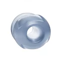 Titanmen the hollow, tunnel anal plug, pvc, clear, 11,7cm