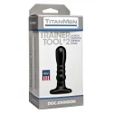 Czarne dildo do miłości analnej Trainer Tool 2