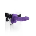 Strap-On dla niej i dla niego Fetish Fantasy Vibrating Hollow Strap-On With Balls 7 (2 kolory)