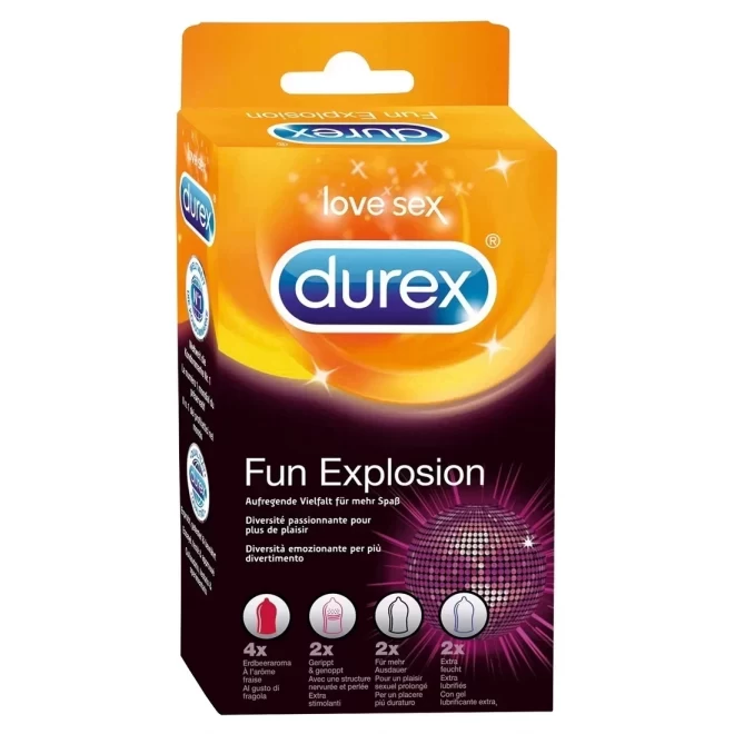 Zestaw prezerwatyw Durex Fun Explosion 10szt