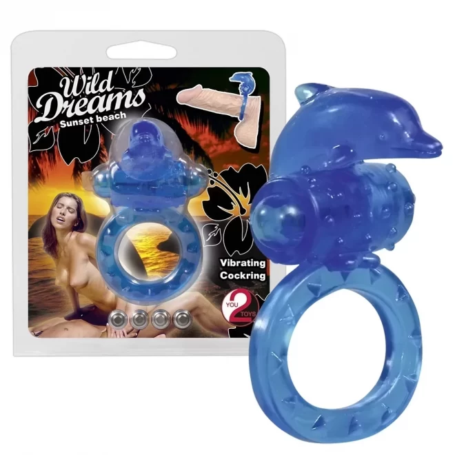 Pierścień na penisa z wibracjami Wild Dreams