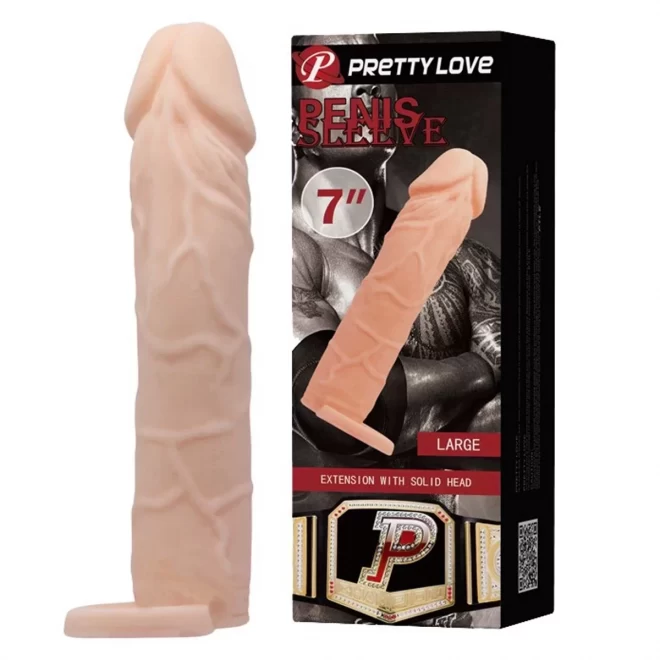 Pretty love penis sleeve large flesh