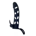 Pretty love 6 inch vibrating penis sleeve black