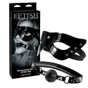 Fetyszowy zestaw - maska i knebel Fetish Fantasy Masqerade Mask and Ball Gag