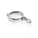 Metalowy pierścień z kłódką Metal Worx Medium Cockring