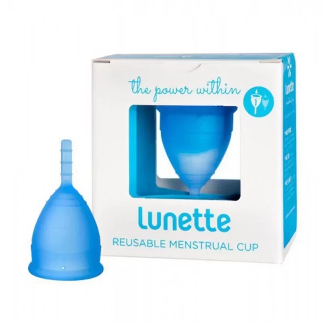 Lunette menstrual cup blue - model 1