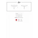 Stringi Lacea czarne i czerwone (dwupak)