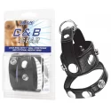 Blue line c&b gear cock ring with 1' ball stretcher and weightring