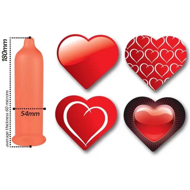 Pasante heart 1 sztuka