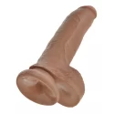 King cock 9 inch balls tan