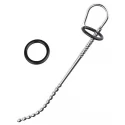 Stainless steel | silicone urethral strectcher - long beaded