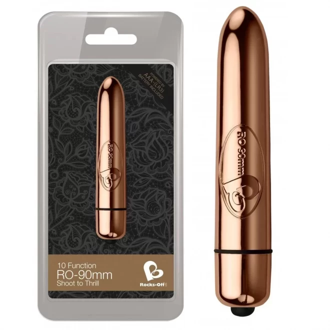 Rocks-off - ro-90 mm (10 speed) - rose gold