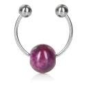 Chain nipple clamps purple