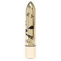 Motley crue - classic skull 10-function bullet vibrator (gold)