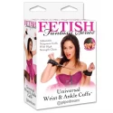 Uniwersalne kajdanki Fetish Fantasy Universal Wrist-Ankle Cuffs