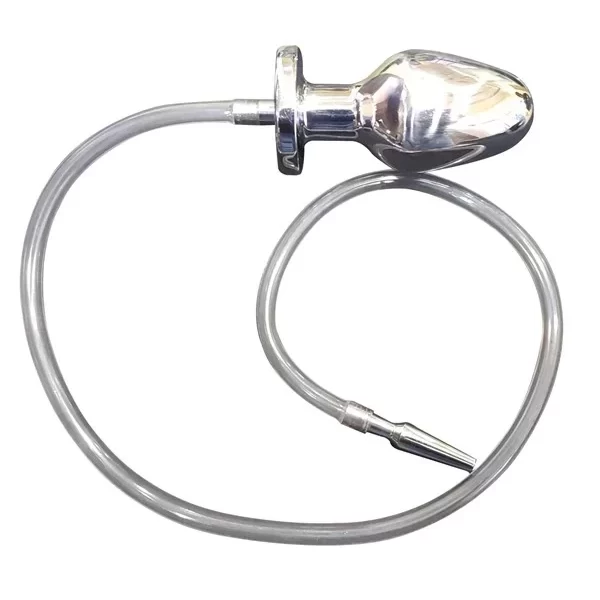 Fire hose penis plug with ass plug