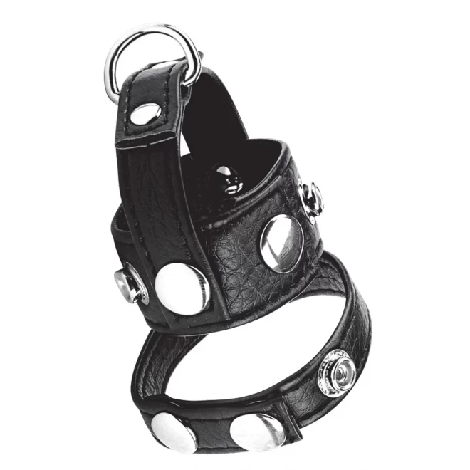 Blue line c&b gear cock ring with 1' ball stretcher and weightring