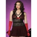Koszulka z majteczkami Mesh Chemise