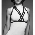 Bijoux indiscrets - maze halter bra harness brown
