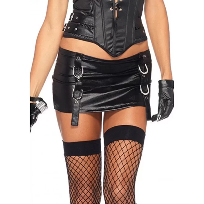 Minispódniczka Wetlook Miniskirt