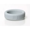 Boneyard silicone cock ring 5 piece kit - grey
