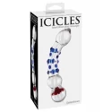Szklane dildo z wypustkami Icicles No.18