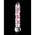 Szklane dildo z wypustkami Icicles No.7