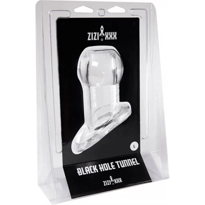 Korek analny z otworem Zizi Black Hole Tunnel 32 - Black.