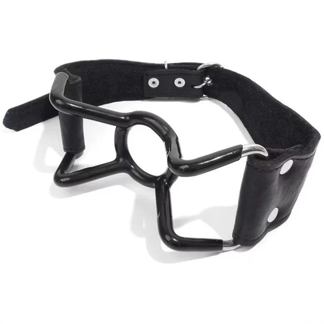 Spider silence stainless steel mouth gag with pvc coating