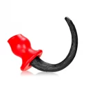 Korek analny z otworem Pig-hole fuckplug tar black small