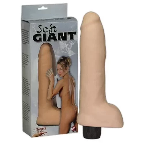 Realistyczny, duży wibrator Soft Giant