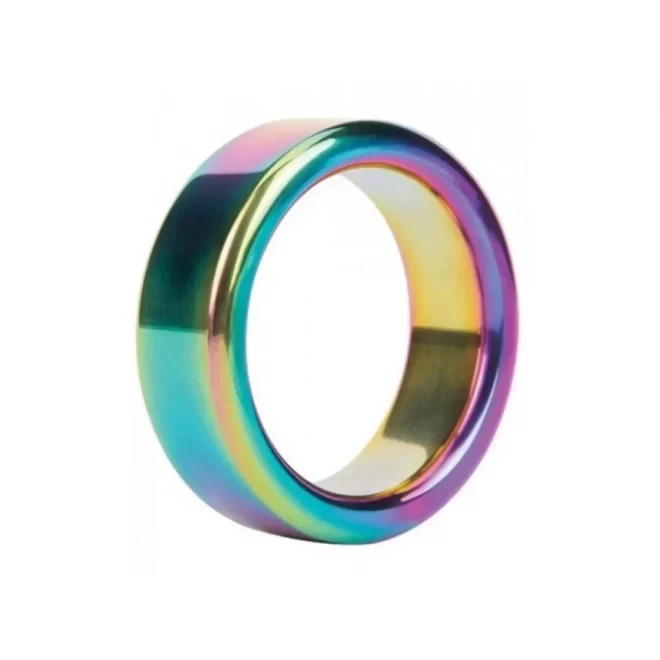 Metalowy pierścień na penisa Malesation Metal Ring Rainbow Steel 38