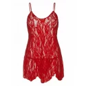 Rose Lace Flair Chemise O/S